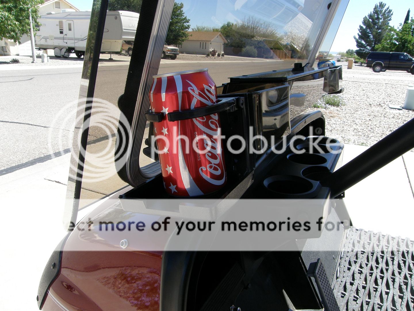 DRINK CUP HOLDER Golf Cart EZGO EZ GO Yamaha Club Car UTV Simple Installation eBay