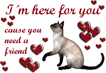 i'm here for you cause you need a friend