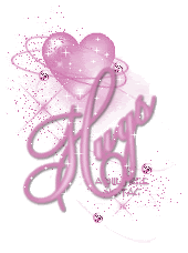 hugs glitter heart